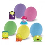 Monstruletii din laborator &ndash; Set reflectorizant (5 capsule) PlayLearn Toys, Learning Resources