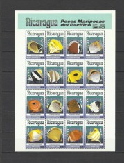 NICARAGUA 1993 FAUNA MARINA PESTI SUPRATIPAR BANGKOK foto