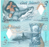 Insulele Cook 3 Dolari 2021 P-NEW Polimer Comemorativa UNC