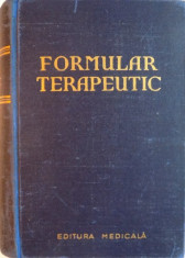 FORMULAR TERAPEUTIC de L. CHIOSA, M. NEUMAN, V. KONDI, M. FONTINO, 1956 foto