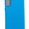 Huse silicon antisoc cu microfibra Samsung S21 Plus ; S21+ Albastru Ocean