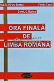 Ora finala de limba romana - 2003 - Raluca Miruna Bostan (K164)