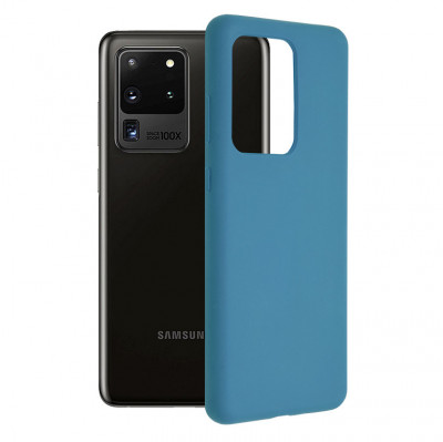 Husa Techsuit Soft Edge Silicon Samsung Galaxy S20 Ultra - Denim Blue foto