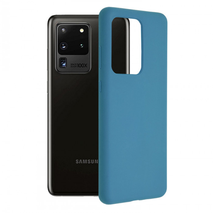 Husa Techsuit Soft Edge Silicon Samsung Galaxy S20 Ultra - Denim Blue