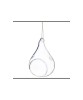 Glob Sticla Terariu Pară 19x10cm OEM - Aranjamente Plante Aeriene, Suculente, Decor Nunta, Birou, Casa, Gradina. Elegant, Modern, Transparent