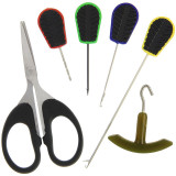 Cumpara ieftin NGT 6pc Soft Grip Tool Set - 4 Needles, Braid Scissors and Knot Puller