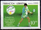 Uzbekistan 1995 - Tenis, serie neuzata