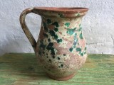 Arta si Traditie - Oala / Carafa / Cana de Horezu jud Valcea ceramica utilitara mijlocul sec XX !