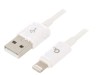Cablu USB 2.0 Lightning 1m Alb, Gembird