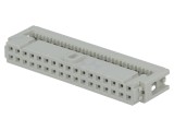 Mufă IDC mamă 34 pini pentru cablu-bandă 1,27mm 2,54mm