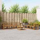 vidaXL Set de canapele de exterior 8 pcs natural Lemn Solid de Acacia 3366117