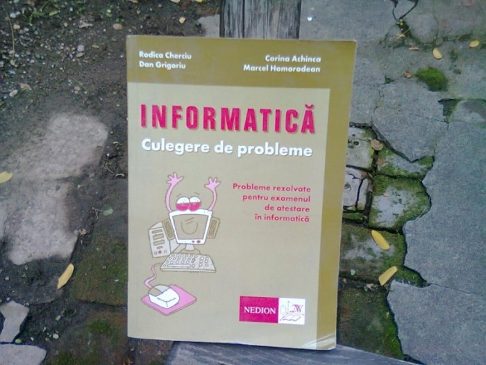 INFORMATICA. CULEGERE DE PROBLEME - RODICA CHERCIU