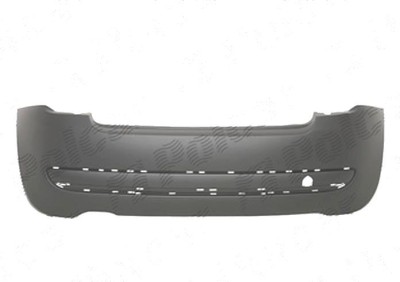 Bara spate Fiat 500 (312), 03.2007-08.2015, grunduita; cu gauri pt. ornament foto