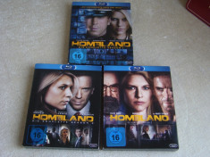 HOMELAND Sezonul 1, 2 si 3 - 9 CD-uri in format Blu-ray - ca NOI foto