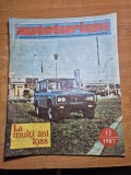 revista autoturism decembrie 1987