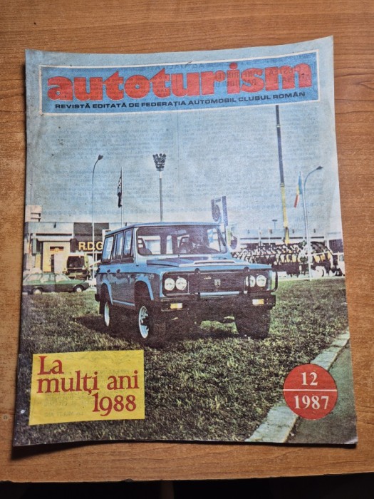 revista autoturism decembrie 1987