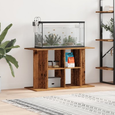 vidaXL Suport pentru acvariu, lemn vechi, 100x40x60 cm, lemn prelucrat 857274 foto