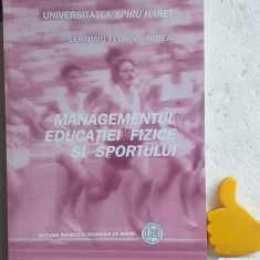 Managementul educatiei fizice si sportului Septimiu Florian Todea