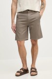 BOSS Orange pantaloni scurti barbati, culoarea maro, 50536864