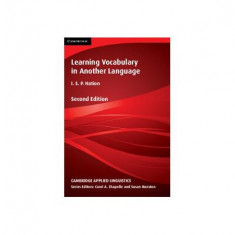Learning Vocabulary in Another Language - Paperback brosat - I. S. P. Nation - Cambridge