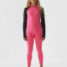 Lenjerie termoactivă scămoșată (bluză) pentru fete - roz