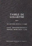 Tabele de Logaritmi pentru Numere de la 1-11009. Linii Trigonometice pentru Miimi de la 0-6400