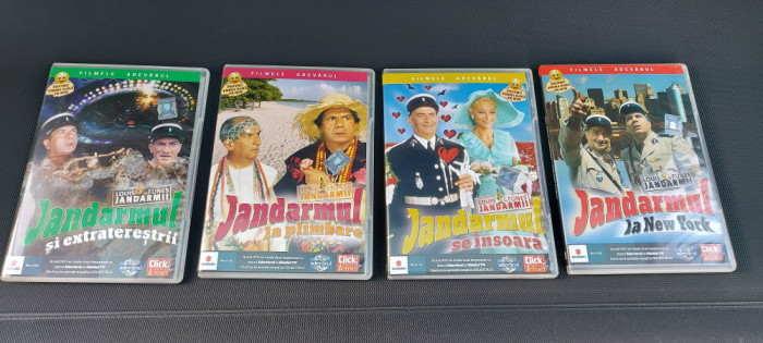 JANDARMII LOUIS DE FUNES , LOT 4 DVD-URI