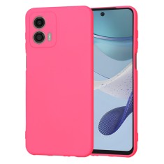 Husa silicon Motorola Moto G53 Techsuit SoftFlex, fucsia foto