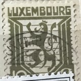 Timbre Interbelica TMB1RAR cent LUXENBURG