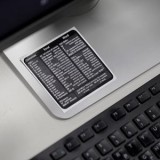 Autocolant cu comenzi rapide pentru Excel și Word, 8x8 cm, Vinil, Alb-negru, CMCLASS