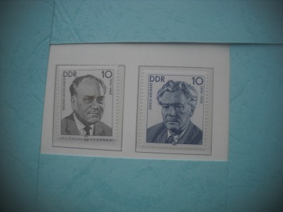 HOPCT TIMBRE MNH 1280 PERSPONALITATI -2 VAL-1990-GERMANIA DDR/RDG foto