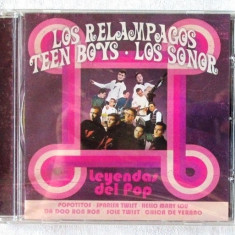 Album CD: "Los Relampagos, Teen Boys, Los Sonor - Leyendas Del Pop", 2016