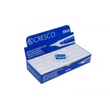 Patroane cerneala scurte CRESCO 080021 albastre 6 bucati/set