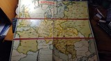 Ungaria- Harta Europei pe carton