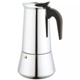 Espressor de cafea pentru aragaz si inductie, inox, capacitate 600 ml, 12 cesti, KingHoff