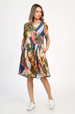Rochie Dama, Eranthe, Tropical V343 - XL