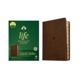 NLT Life Application Study Bible, Third Edition, Large Print (Leatherlike, Rustic Brown Leaf, Indexed, Red Letter)