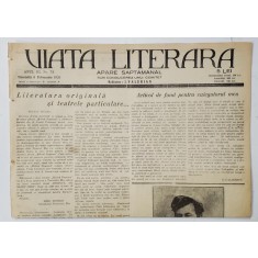 VIATA LITERARA , SUB CONDUCEREA UNUI COMITET , SAPTAMANAL , ANUL III , NR.73 , 11 FEBRUARIE , 1928