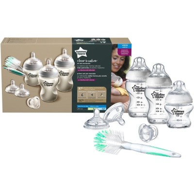 Set biberoane din sticla Tommee Tippee, +0 luni foto