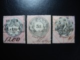 UNGARIA FISCALE 1880/90, Stampilat