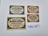 austria notgeld karnten carintia 4v.
