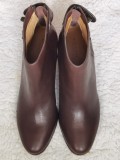 BOTINE DAMA ORIGINALE PIELE NATURALA MARO BRAND COACH GHETE OFFICE FEMEI