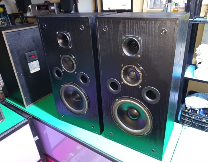 Set 2 boxe podea 3 cai 150W 4-8ohm model CX-150 &icirc;nălțime 50cm