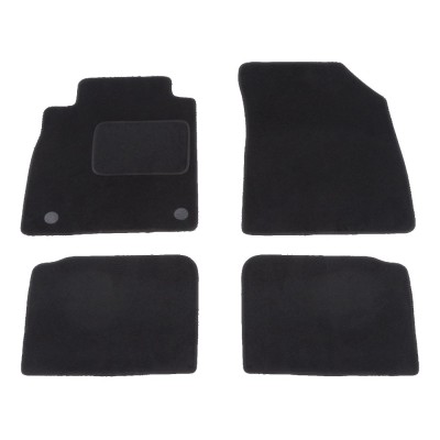 Set covorase auto mocheta Velor NISSAN MICRA (K14), 06.2017-, negru, foto