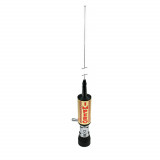 Antena CB LEMM TURBO IMPERO, Gold, lungime 200 cm, castig 7dB, 26.5-28Mhz, 2500W, cablu RG58 4m, fabricata in Italia