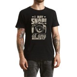Tricou personalizat PhotoGrapher, pentru fotografi/pasionati de fotografie, culoarea negru