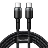 Cablu Date USB-C - USB-C, 100W, 2m, Gri