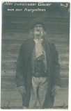 796 - ETHNIC, man, Romania - old postcard, real Photo - unused