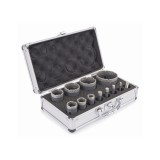 Set 12 piese freze diamantate si adaptor M14/HEX, Powermat