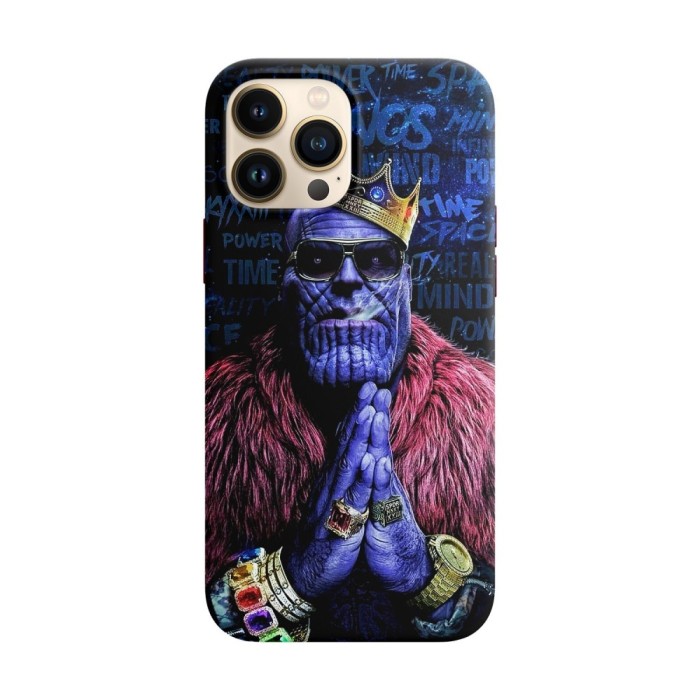 Husa compatibila cu Apple iPhone 14 Plus model Perfectly Balanced, As All Things Should Be Thanos, Silicon, TPU, Viceversa